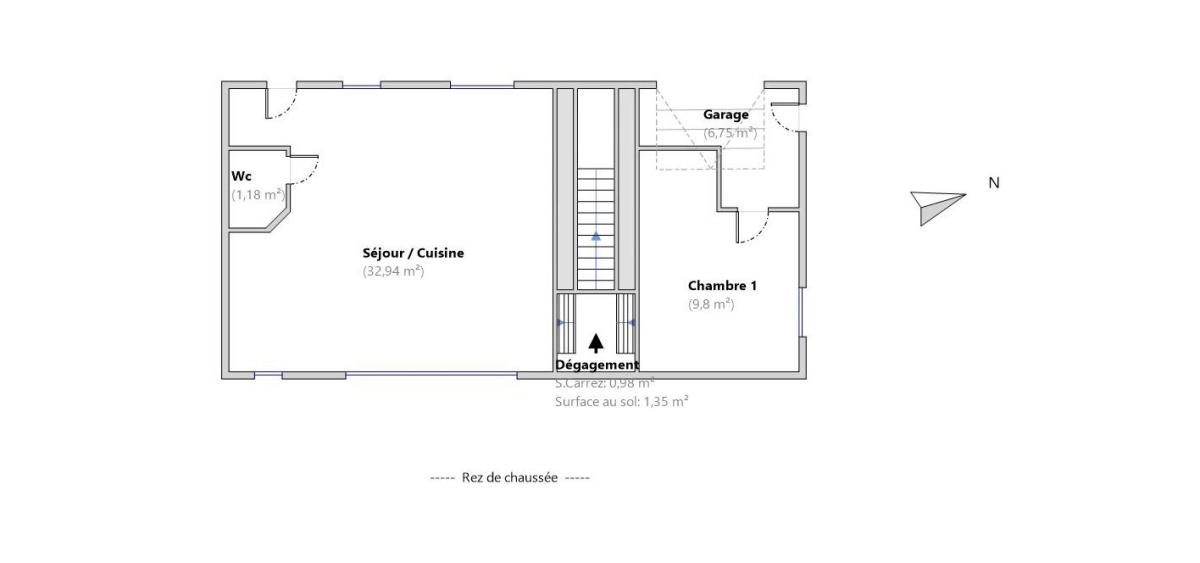 Appartement - 71.56 m²